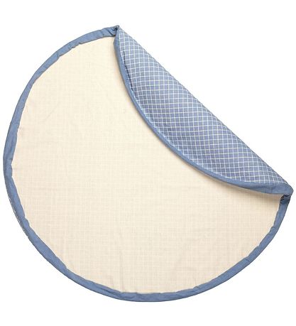 Play&Go Play Mat - Ø140 - Grid Blue