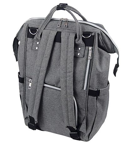 Dooky Changing Bag Backpack - Large - Grey Melange