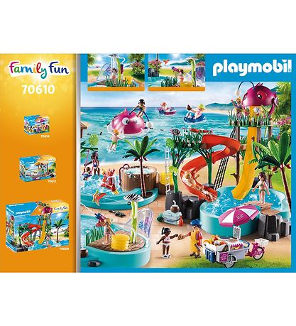 Playmobil Family Fun - Hauskaa Pool Vesipistoolilla - 70610 - 65