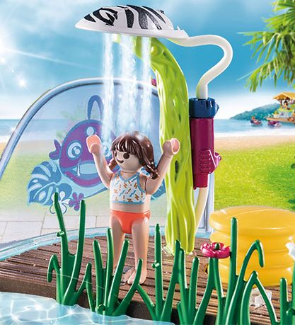 Playmobil Family Fun - Fun Pool With water gun - 70610 - 65 Set