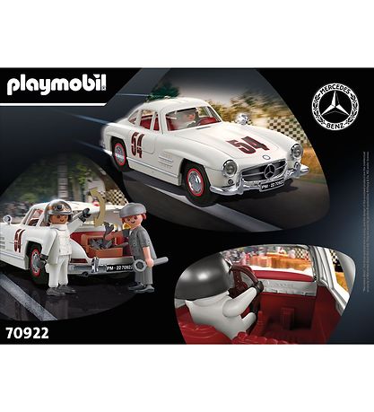 Playmobil - Mercedes-Benz 300 SL - Wei - 70922 - 46 Teile
