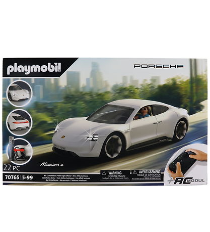 Playmobil Remote control Car - Porsche Mission E - White - 70765