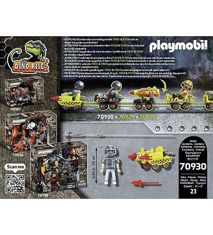 Playmobil Dino Rise - Mine Cruiser - 70930 - 23 Parts