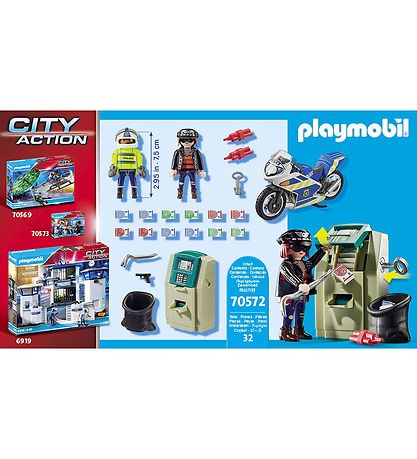 Playmobil City Action - Lögreglumótorhjól: F... - 70572 - 32 Par