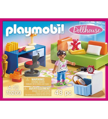 Playmobil Dollhouse - Teenager's Room - 70209 - 43 Parts