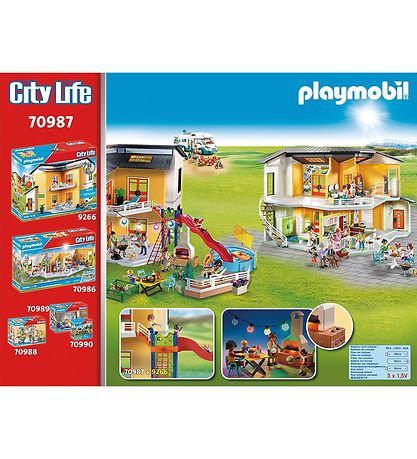 Playmobil City Life - Poolparty mit Rutsche - 70987 - 159 Teil