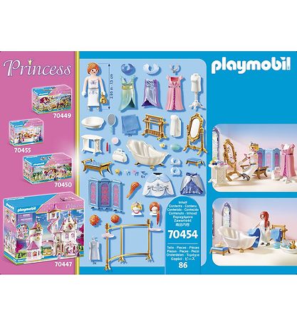 Playmobil Princess - Kleedkamer met Bad - 70454 - 86