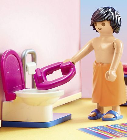 Playmobil Dollhouse - Bathroom With Tub - 70211 - 51 Parts