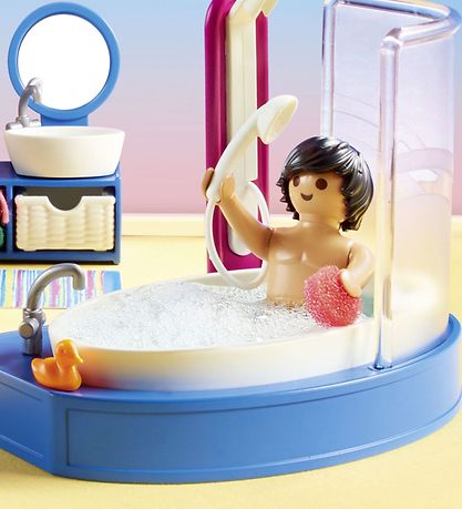 Playmobil Dollhouse - Bathroom With Tub - 70211 - 51 Parts