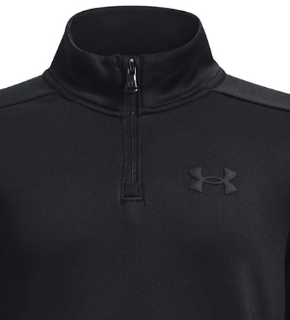Under Armour Blússa - Flís - 1/4 rennilás - Svart