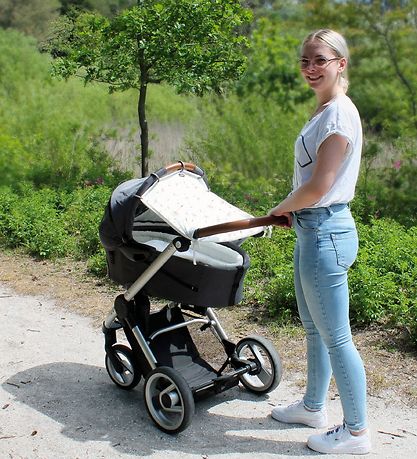 Dooky Pram Sun Shade - Universal - UV50+ - Dandelion