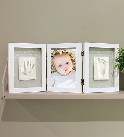 Dooky Hand- and Footprints Set - Happy Hands - Triple Frame