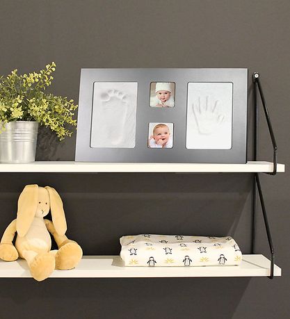 Dooky Hand- and Footprints Set - Happy Hands - Silver
