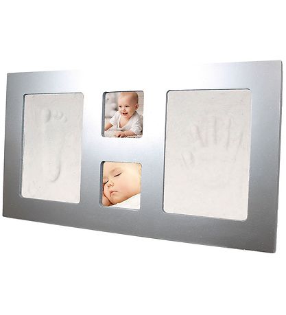 Dooky Hand- and Footprints Set - Happy Hands - Silver
