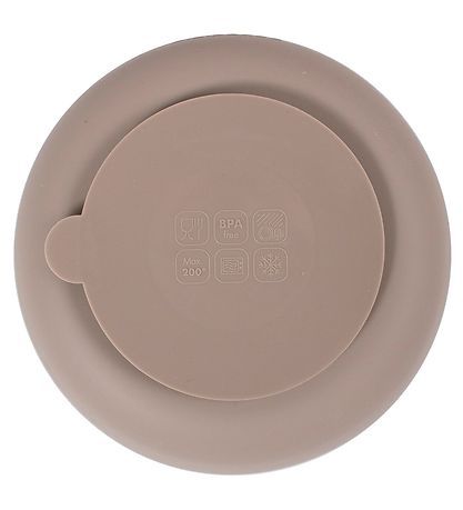 Filibabba Schüssel - Silikon - 2er-Pack - Warm Grey