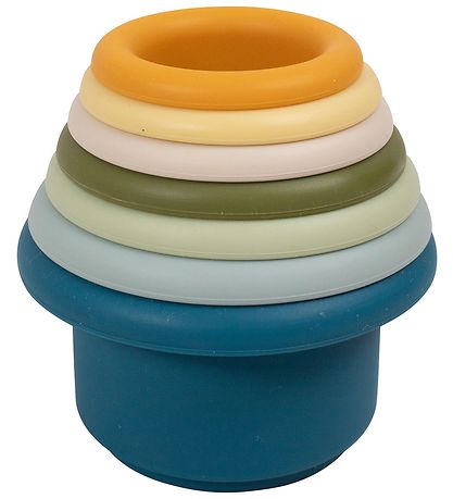 Filibabba Silicone Stack cups - Blue