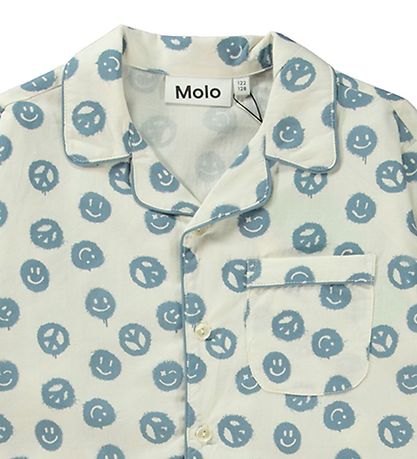 Molo Pyjamasetti - Kauluspaita/Housut - Lex - Happy Kasvot