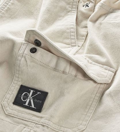 Calvin Klein Skirt Corduroy Mini Skirt Eggshell KW BG
