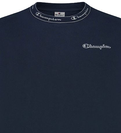 Champion Fashion Peysa - Áður háls - Dökkblátt