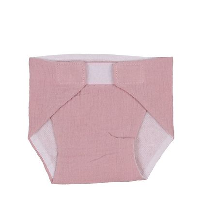 MaMaMeMo Dockblöjor - 3-pack - Vit/Grå/Rosa