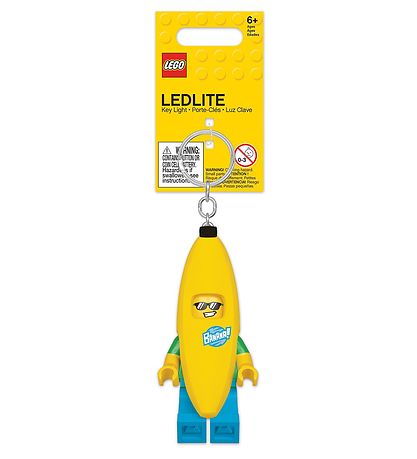 LEGO® Keychain w. Flashlight - LEGO® Banana Guy