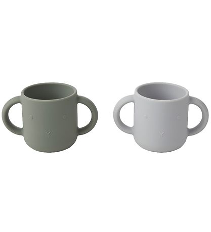 Liewood Becher - 2er-Pack - Silikon - Gen - Faune Green