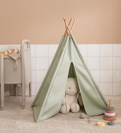 Kids Concept Leiktjald - Mini Tipi - Ljósgrænt