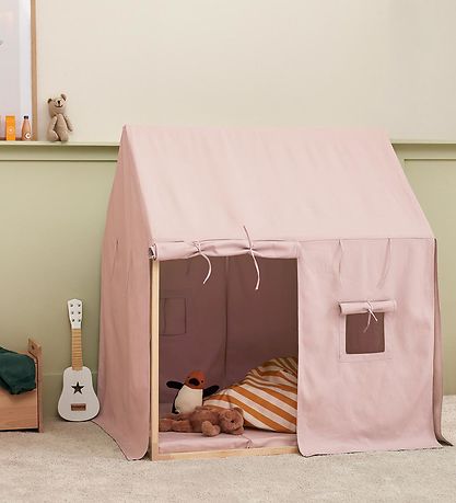 Kids Concept Leiktjald - Hús - Bleikt