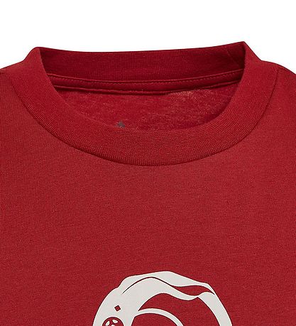 adidas Performance Stuttermabolur - Oe Tee Y - Rautt