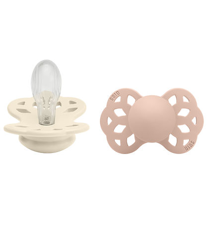 BIBS Infinity Schnuller - 2er-Pack - Gr. 2 - Symmetrisch - Ivory