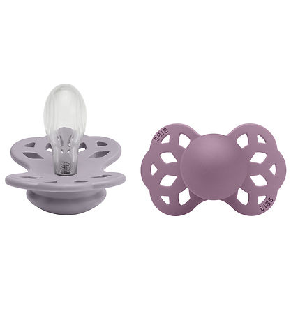 BIBS Infinity Pacifiers - 2-Pack - Size 2 - Symmetrical - Fossil