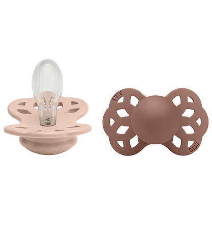 BIBS Infinity Schnuller - 2er-Pack - Gr. 2 - Symmetrisch - Blush