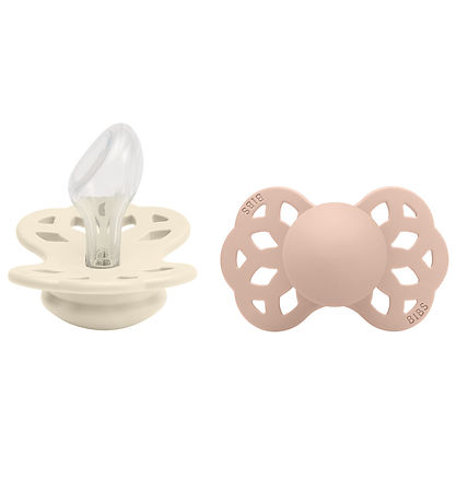 BIBS Infinity Schnuller - 2er-Pack - Gr. 2 - Anatomisch - Ivory/