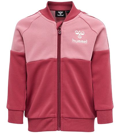 Hummel Cardigan - hmlOlek - Earth Red/Bleikt