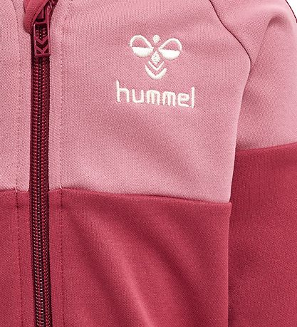 Hummel Cardigan - hmlOlek - Erdrot/Rosa