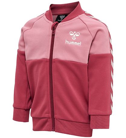 Hummel Cardigan - hmlOlek - Earth Red/Bleikt
