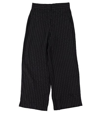 LMTD Byxor - NlfRin - Black/Kantränder