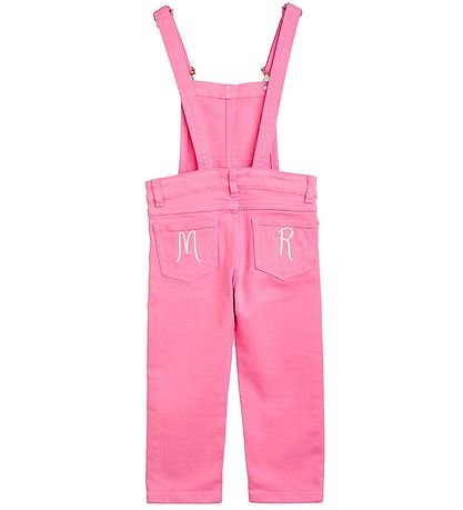 Mini Rodini Smekkbuxur - Nessie Twill - Bleikt