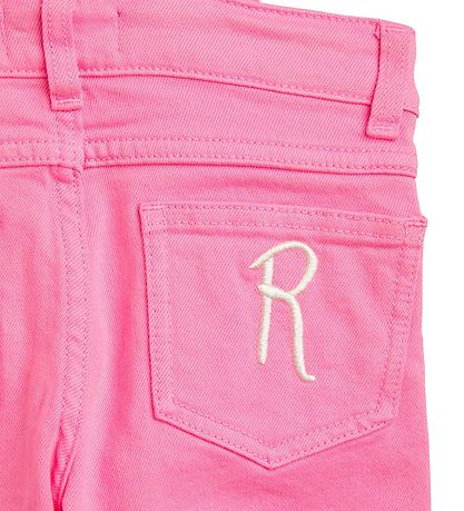 Mini Rodini Smekkbuxur - Nessie Twill - Bleikt