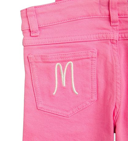 Mini Rodini Smekkbuxur - Nessie Twill - Bleikt
