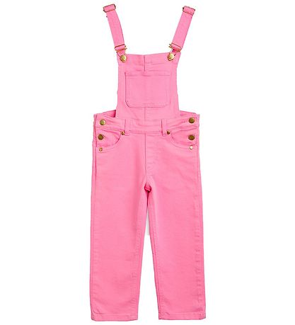 Mini Rodini Smekkbuxur - Nessie Twill - Bleikt