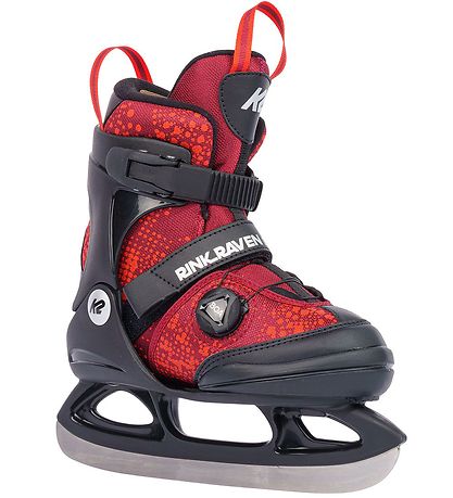 K2 Skates - Rink Raven Ice Boa - Black/Red