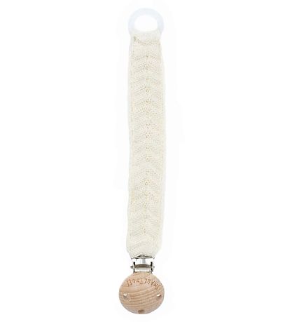 Smallstuff Pacifier Clip - Fishbone - Offwhite
