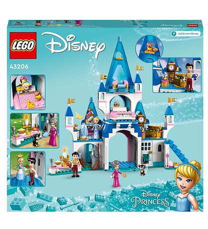 LEGO® Disney - Le château de Cendrillon et du Prince... 43206