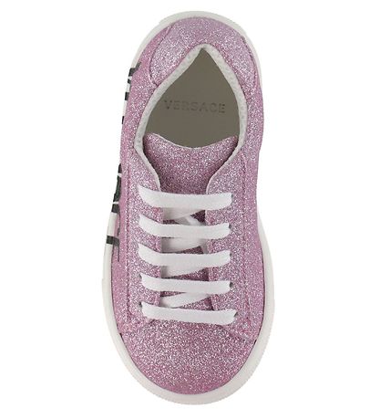 Versace Shoe - Purple w. Glitter/Black