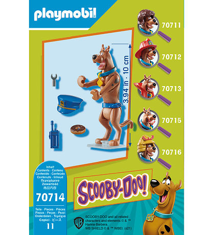 Playmobil SCOOBY-DOO! - Police figure Collector's item - 70714 -
