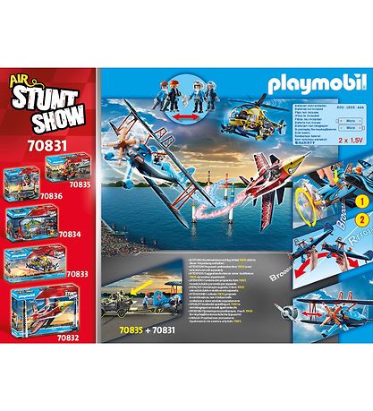 Playmobil Air Stuntshow - Double Decker "Phoenix" - 70831 - 45 D