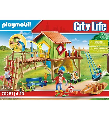 Playmobil City Life - Adventure playground - 70281 - 83 Parts