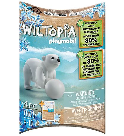 Playmobil Wiltopia Young Polar Bear 71073 4 Parts KW PT