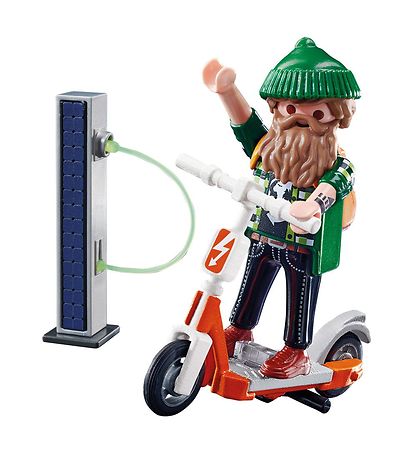 Playmobil SpecialPlus - Hipster Með El-Scooter - 70873 - 16 Part